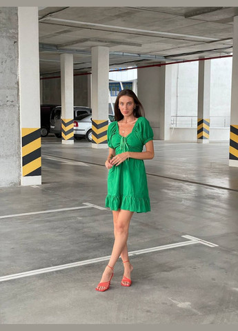 Зеленое праздничный платье No Brand