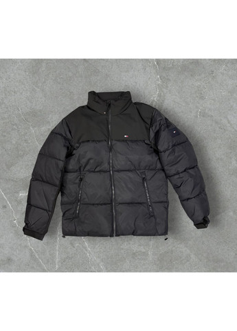 Черный демисезонный Пуховик Tommy Hilfiger