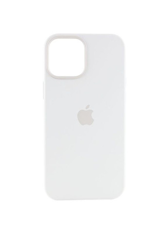 Чохол Silicone case (AAA) з Magsafe та анімацією для Apple iPhone 12 Pro / 12 (6.1\") Білий Epik (372499487)