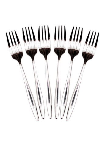 Набір десертних виделок 6 предметів 14 (см) Срібло HP-8-30 Ding Lanfang (369143256)