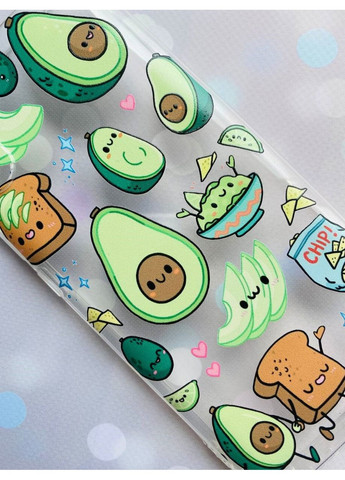Прозорий чохол на Samsung Galaxy A50 (2019) A505:: Милі авокадо каваї (принт 305) Creative (360702970)