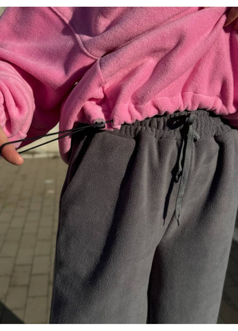 Теплий стильний оверсайз костюм з флісу Vakko (365777052)