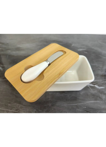 Масленка Белая №1 102-1199 8х10.5х17 см белая Olens (371872872)