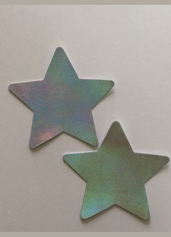 Срібний cтікіні наліпки на груди honey fashion accessories one size (3-89) No Brand