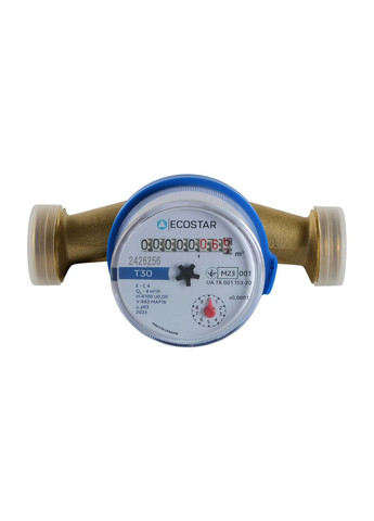 Счетчик холодной воды “ECOSTAR” DN20 3/4| L130 E-C 4,0 без штуцеров No Brand (362046090)