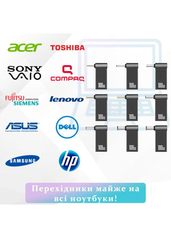Переходник USB-C на DC для зарядки ноутбука, адаптер USB type C DC повербанк для ноутбуков PD100W DC Foxconn (366664702)