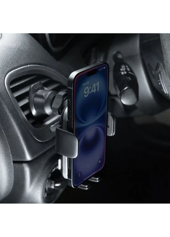 Автомобільний тримач з Бездротовим ЗП Nitro Charge 15W dark gray Proove (396529170)