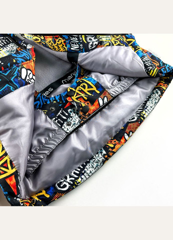 Помаранчева зимня дитяча зимова куртка на холософті для хлопчика з капюшоном (1jac-fl-p-43-09244) Marakas