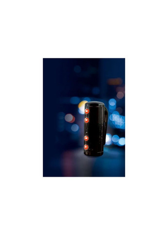 Динамоліхтарик без батареєк для бігу 3х3х6,3 см чорний Crivit (322570980)
