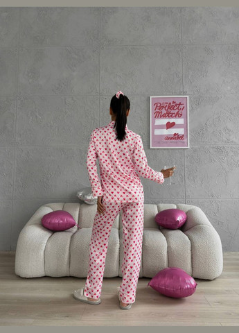 Рожева всесезон стильна піжамка Vakko
