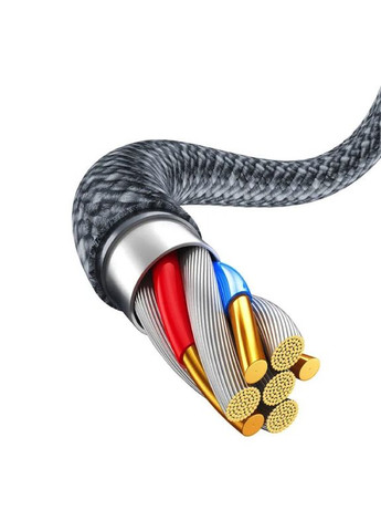 Кабель Fast Charging Data Cable USB to iP 2.4A 1m Slate (CALD000416) Baseus Dynamic Series (361871398)