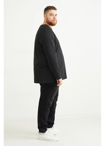 Темно-серые демисезонные джинсы-джоггеры C&A