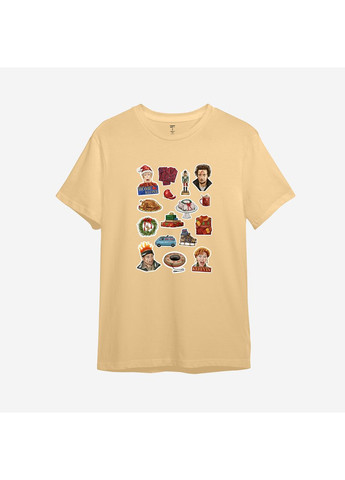 Койот футболка з принтом "різдвяні пастки". сам удома / один вдома (10033285303) з коротким рукавом ТiШОТКА