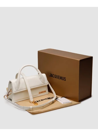 Сумка Jacquemus Le Chiquito Long White Leather Top Жакмю́с (377510397)
