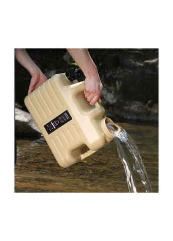 Бутыль Канистра 18,5 л для воды с краном и ручкой, золотистый, PET-TBG 18.5L ViO (372459559)