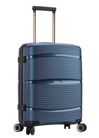 Валіза Середня M Поліпропілен 94103 Франція 65л 67х45х26см Синя Snowball (297644165)