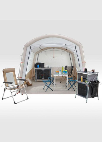 Надувний Приставний Тамбур/Шаттер/Тент для Кемпінгу Air Base Connect Fresh (на 6 Осіб) Водонепроникний Білий Quechua (335052772)