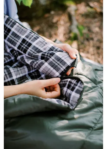 Спальний мішок Ember Regular лівий UTRS-064R-olive-L, для кемпінгу, легкий, водонепроникний, з підголовником Tramp (392038810)