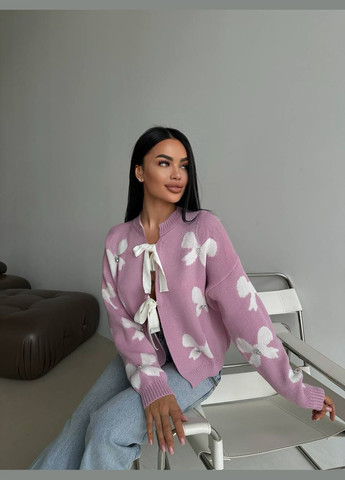 Розовый демисезонный кардиган Vakko