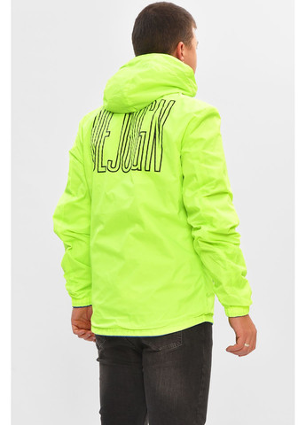 Синя демісезонна вітровка чоловіча демісезонна двостороння синього кольору Let's Shop