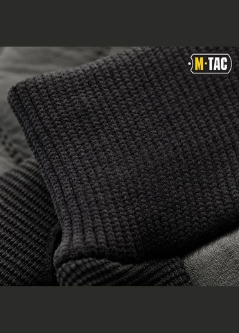 Стрілецькі, тактичні рукавички з манжетами гумками Assault Tactical Mk.8 Black (Чорні) Розмір M-TAC (329852145)