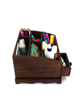 Настольный органайзер из дерева Такседо капучино (КНЦ-006809) No Brand (328227891)