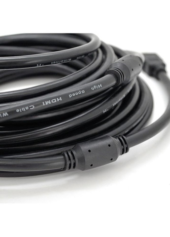 Кабель Premium PL-HD94 HDMI-HDMI Ultra HD 1080P, 20.0m, v1,4, OD-8.0mm, з фільтром, круглий Black, конектор Gold, Box, Q20 Ritar (315144025)