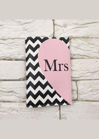 Обложка для паспорта Полусердце Mrs 4 No Brand (299387933)