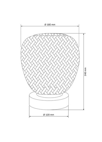 Настольная лампа 329202 Zanzibar E27 1x20W IP20 Бежевый (095422) Goldlux (361312295)