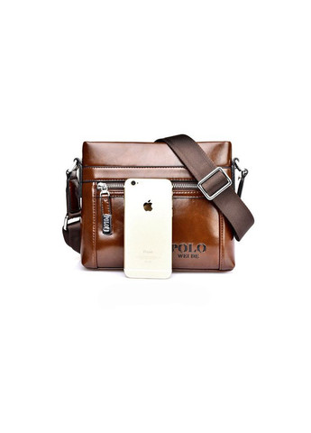 Чоловіча сумка через плече HR Темно-коричневий Polo (297707790)