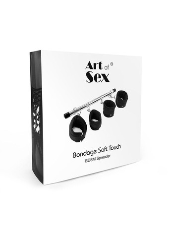 Колодка-розпірка для рук та ніг Art of Sex – Bondage Soft Touch BDSM Spreader, чорний No Brand (303885161)