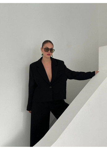 Женский костюм с жакетом oversize и широкими брюками. Україна (352193436)