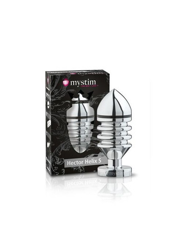 Металевий анальний затор Hector Helix S для електростимулятора - CherryLove Mystim (282709307)
