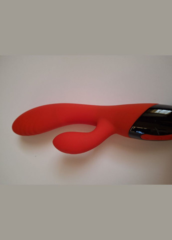 Вибраторы для женщин - Женский вибратор для перезаряжаемой точки g - Красный - Со стимулятором клитора - Ребристые головки Unbranded (313868131)