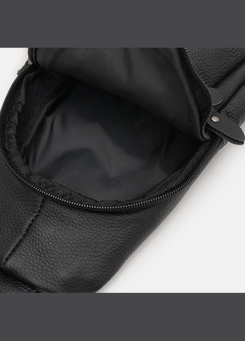 Чоловічий шкіряний рюкзак через плече K16615D-black Borsa Leather (338188886)