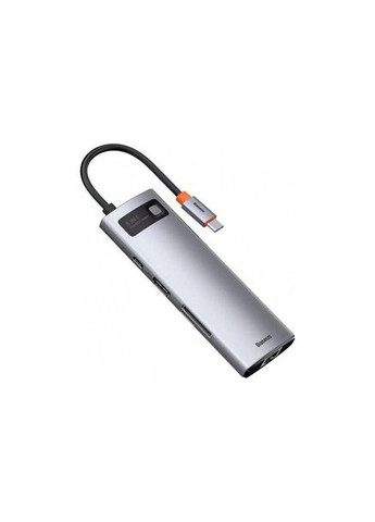 USBхаб (адаптер) Metal Gleam Series 8-in-1 Type-C to HDMI+USB WKWG050013 Baseus (283022596)