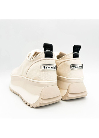 Бежеві кеди (р) текстиль 0-1-1-1-23731-41-418 Tamaris