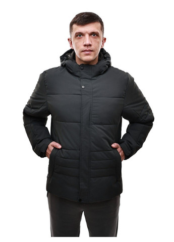Чорна зимня куртка зимова чоловіча No Brand