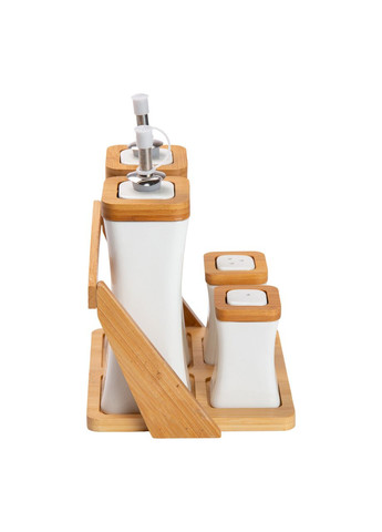 Набор для специй и жидких текстур на бамбуковой подставке Yiwu (322427017)