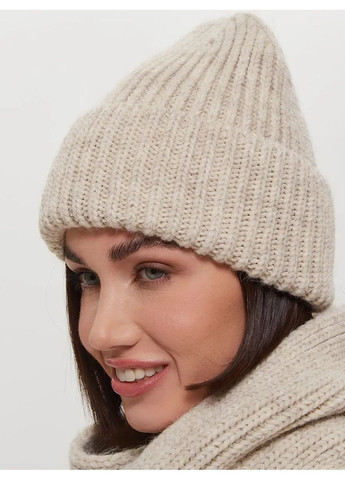 шапка + шарф - Сандра No Brand Жіночий зимовий комплект (362185456)