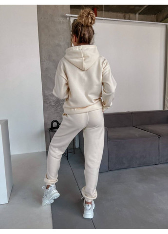 Теплый костюм из тринитки на флисе No Brand (369249477)