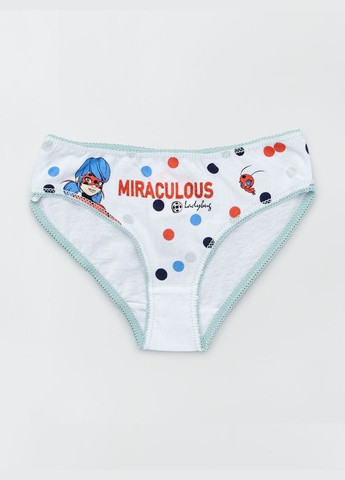 Комплект трусів,білий-м'ятний з принтом, Kiabi (314818911)