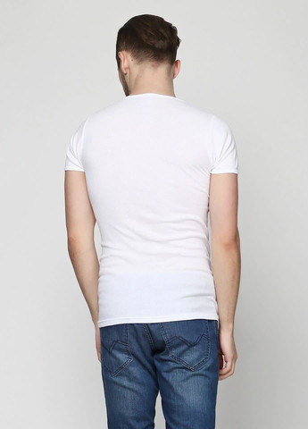 Белая комплект футболок из хлопка (2шт) C&A