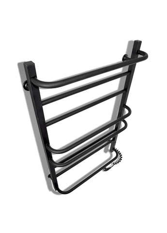 Електрична рушникосушка Зебра Комфорт ЧК8 500Х800 Е чорна Laris (318681516)