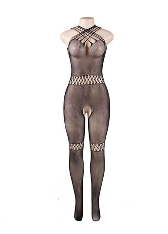 Комбинезон Black Multi-Strand Sling Hollow Bodystocking No Brand (303883002)