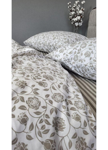 Постельное белье с резинкой Клео, ранфорс Полуторный размер, наволочки 70/70 No Brand (364218421)