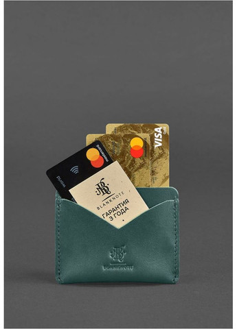 Жіночий шкіряний кейс-слім 5.0 зелена (A-026627) BlankNote (328444552)