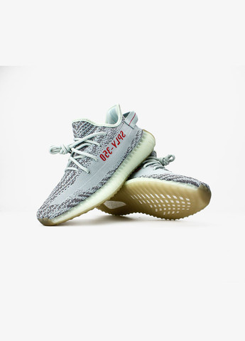 Серые демисезонные кроссовки мужские adidas yeezy boost 350 v2 zebra | адидас йези буст 350 серые No Brand