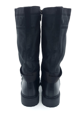 Осенние женские сапоги зимние черные кожаные lm-10-1 235 мм(р) Lino Marano