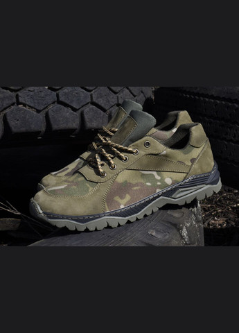 Кросівки Чоловічі Демісезонні Тактичні. 36-48р Олива+Піксель. Гідрофобна натуральна шкіра! MSDM-1041 No Brand (301148006)